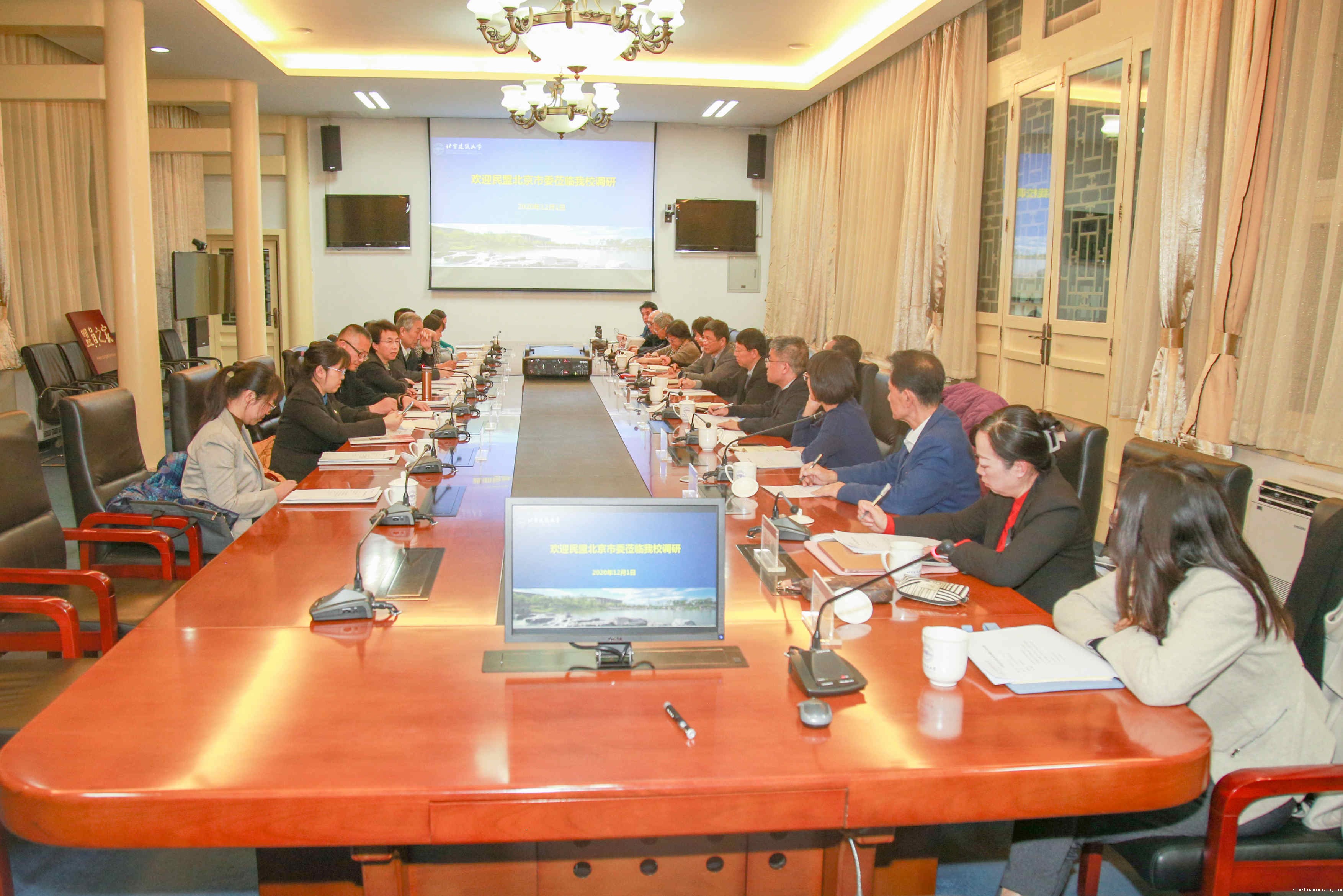 民盟北京市委主委、北京市政协副主席程红来校调研