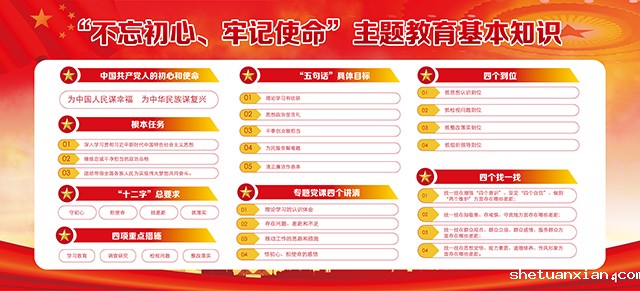 “不忘初心、牢记使命”主题教育基本知识